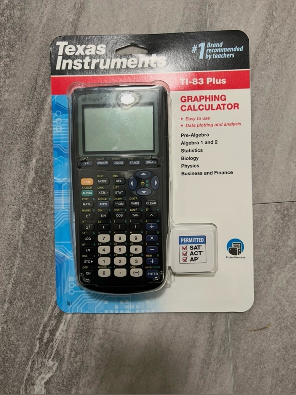 Texas Instruments TI-83 Plus Graphing Calculator - Black